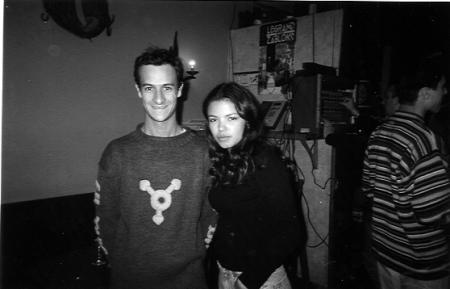 Fred avec Severine Ferrer de M6